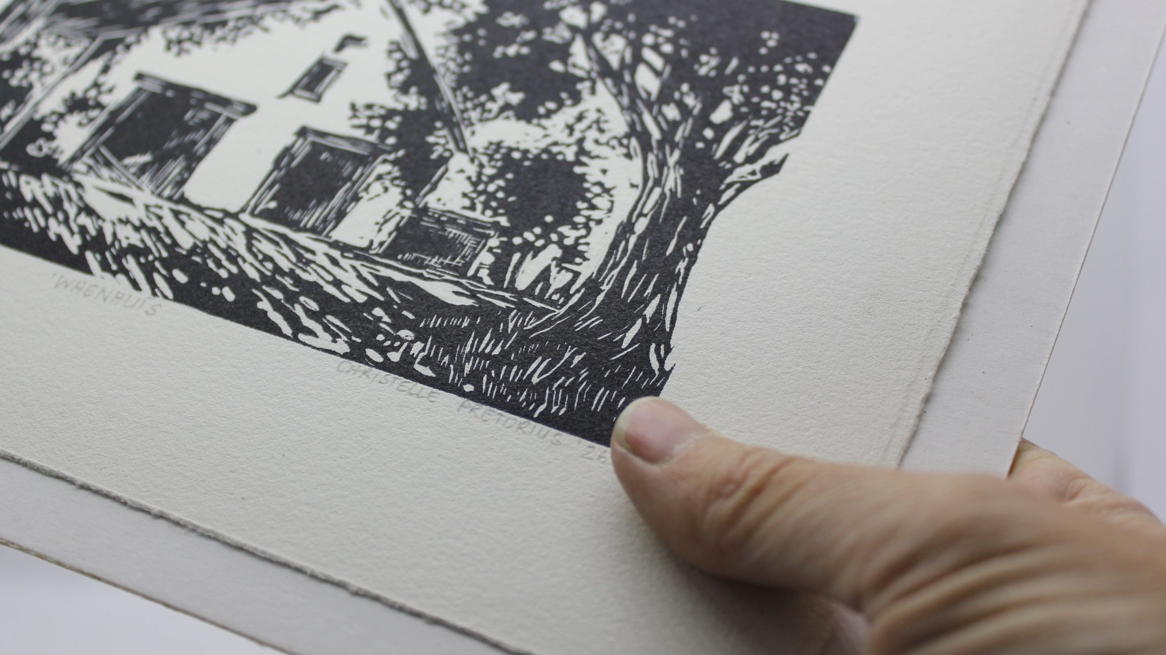 Waenhuis - Lino Print