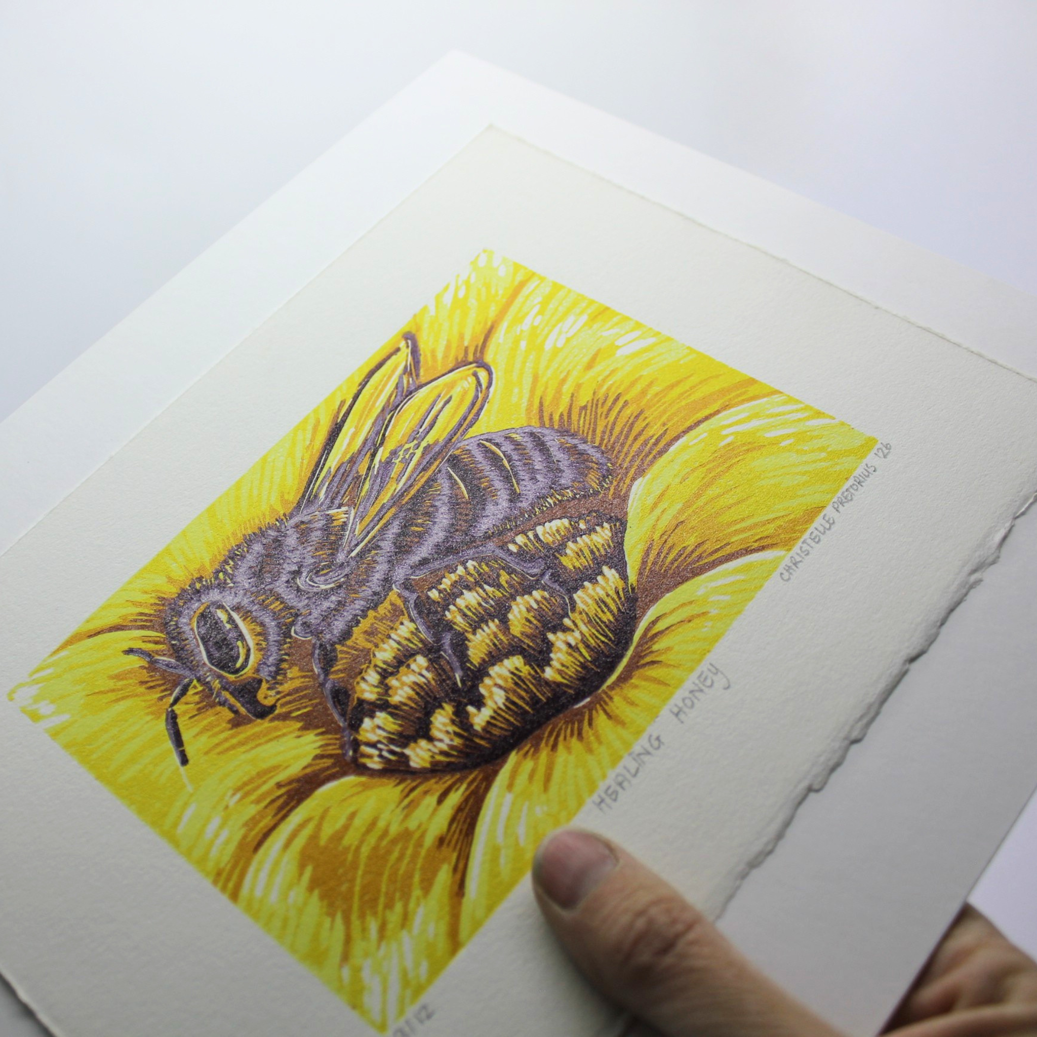 Healing Honey - - Colour reduction print