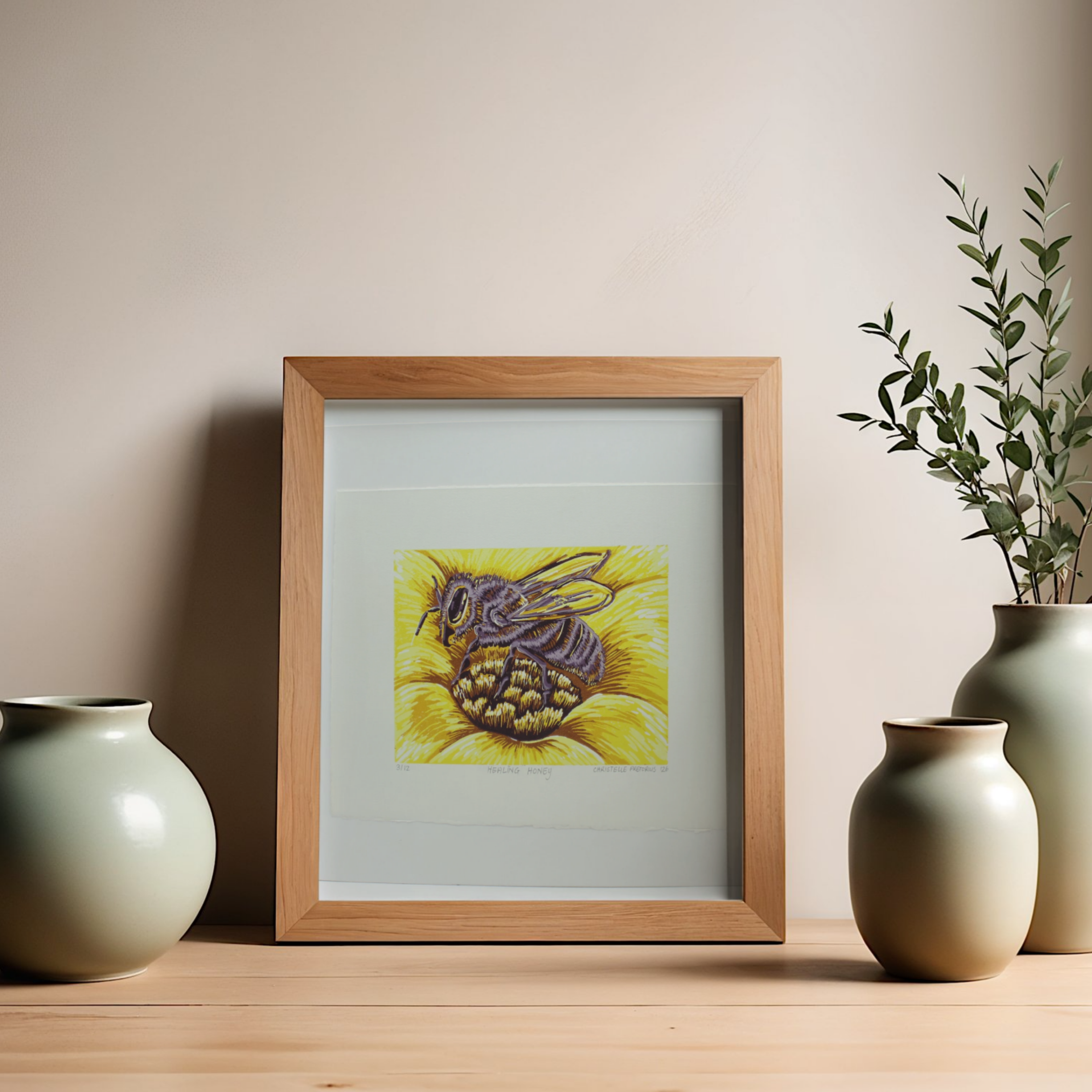 Healing Honey - - Colour reduction print